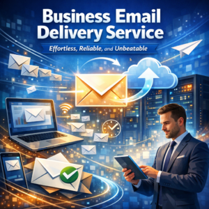 Illustration of Business Email Delivery Service: Effortless, Reliable, and Unbeatable