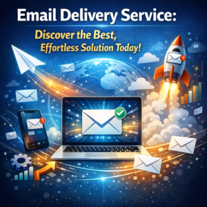 Illustration of Email Delivery Service: Discover the Best, Effortless Solution Today!