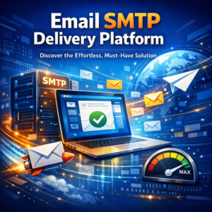 Illustration of Email SMTP Delivery Platform: Discover the Effortless, Must-Have Solution