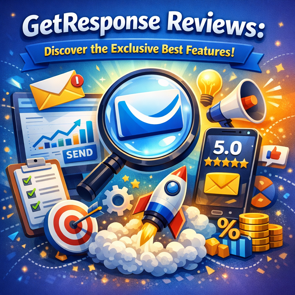 Illustration of GetResponse Reviews: Discover the Exclusive Best Features!