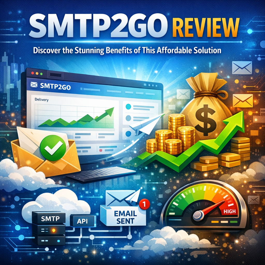 Illustration of SMTP2GO Review: Discover the Stunning Benefits of This Affordable Solution