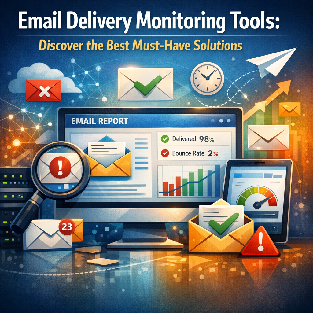 Illustration of Email Delivery Monitoring Tools: Discover the Best Must-Have Solutions