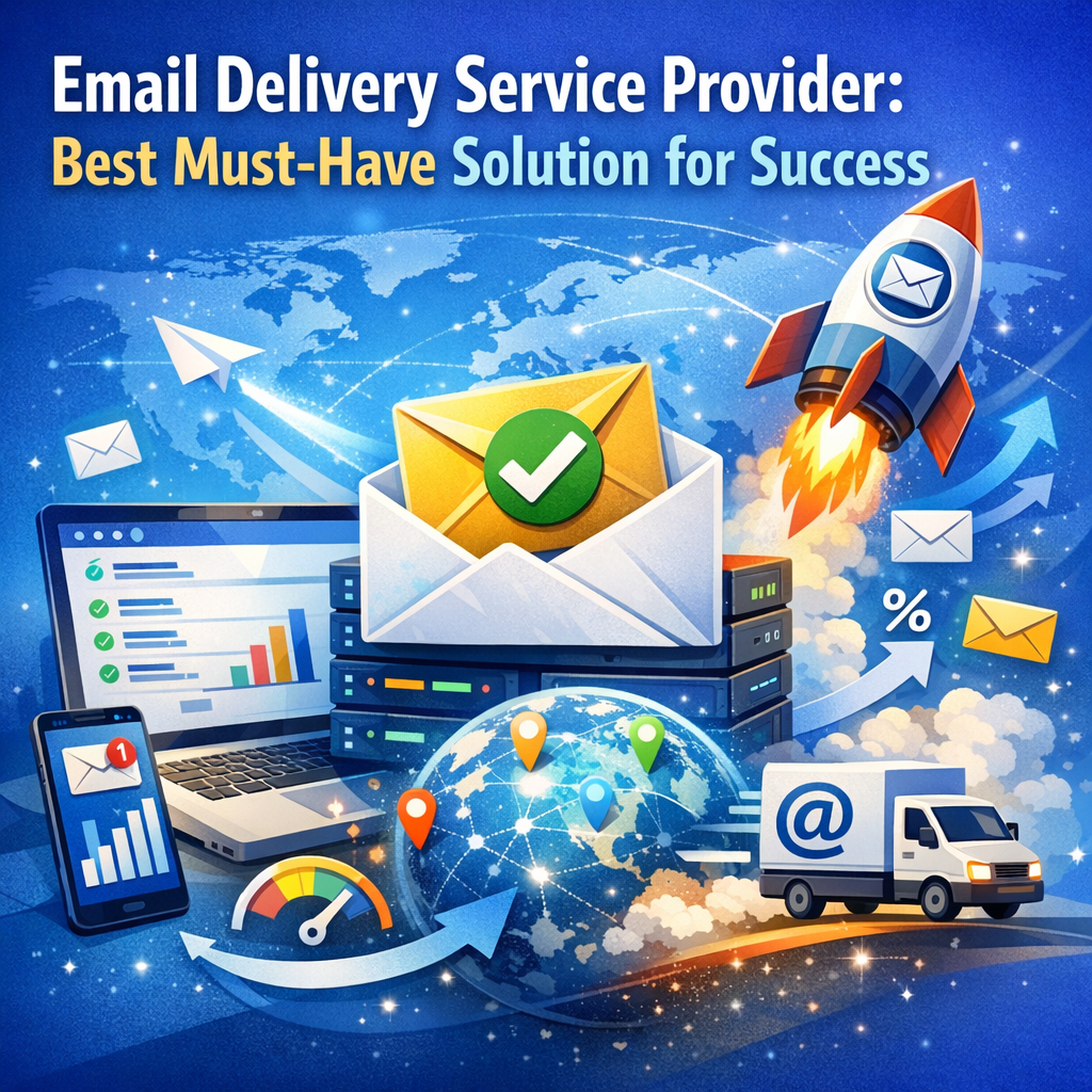 Illustration of Email Delivery Service Provider: Best Must-Have Solution for Success