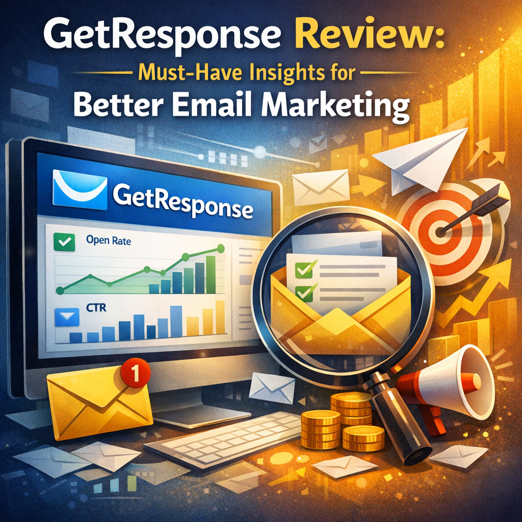Illustration of Get Response Review: Must-Have Insights for Better Email Marketing