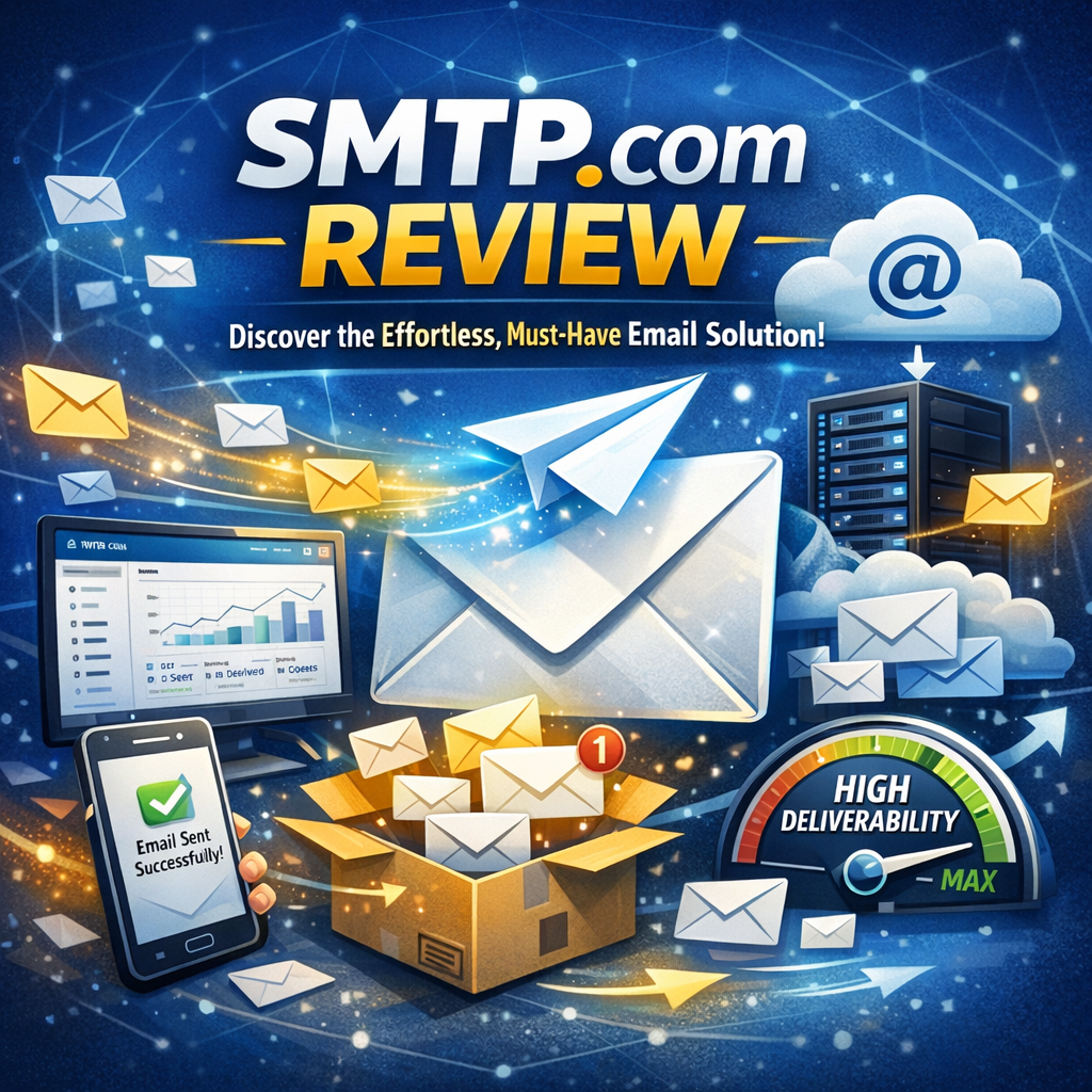 Illustration of SMTP.com Review: Discover the Effortless, Must-Have Email Solution