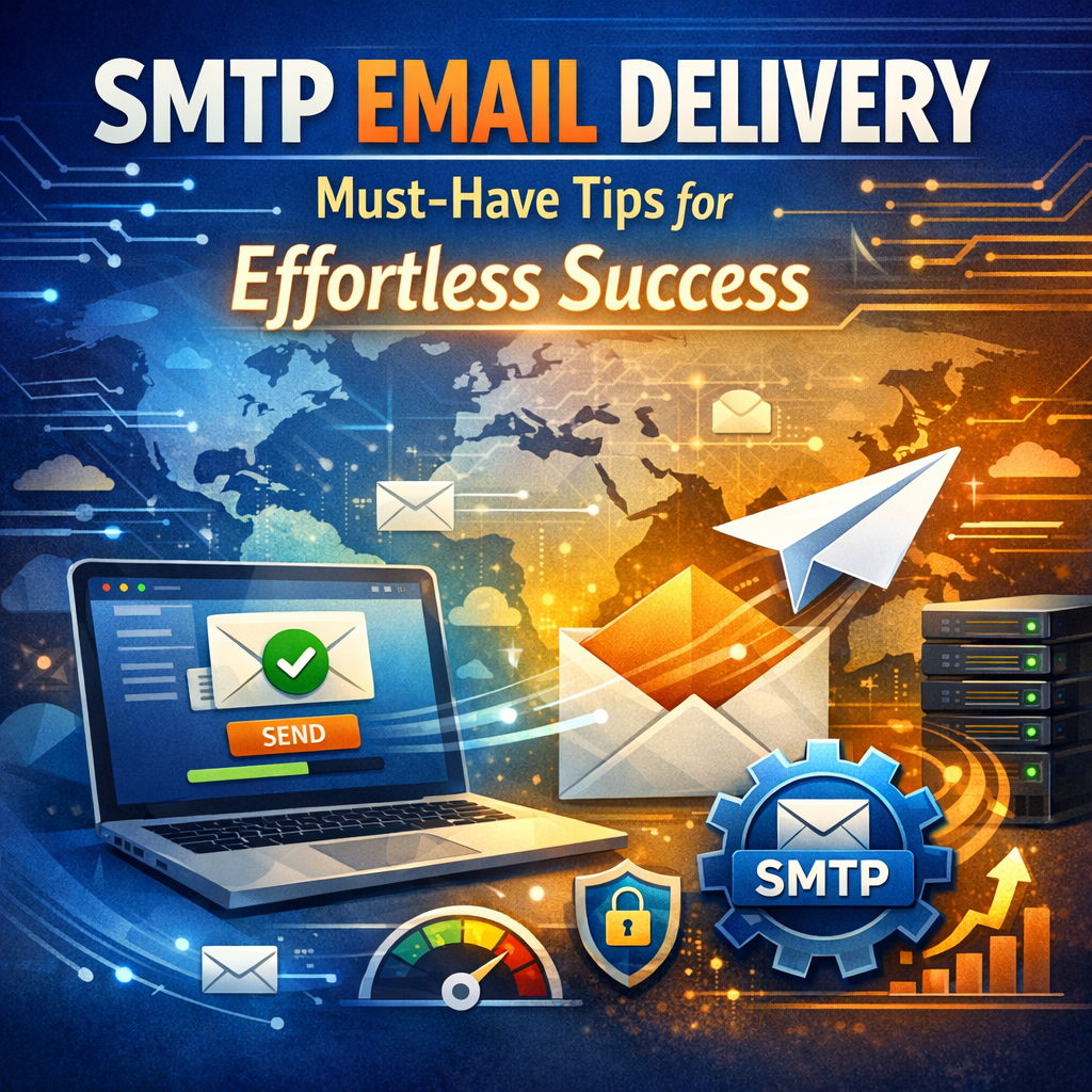 Illustration of SMTP Email Delivery: Must-Have Tips for Effortless Success