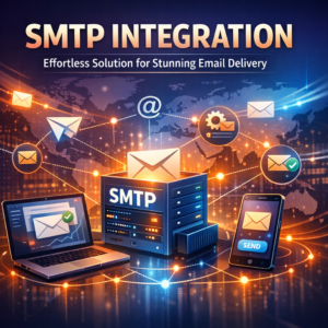 Illustration of SMTP Integration: Effortless Solution for Stunning Email Delivery