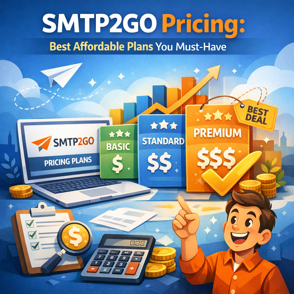 Illustration of SMTP2GO Pricing: Best Affordable Plans You Must-Have